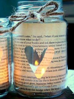 Adult & Teen Craft: Illuminated Book Page Jar