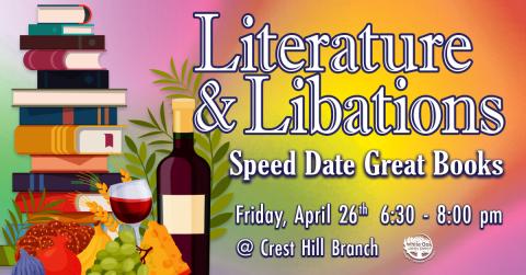 Literature & Libations Flyer