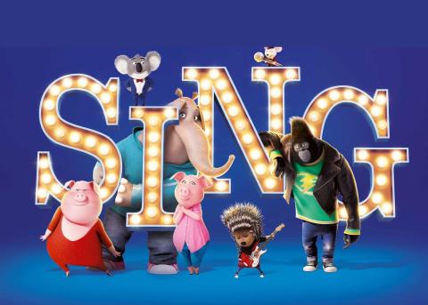 Movie poster for the movie SING