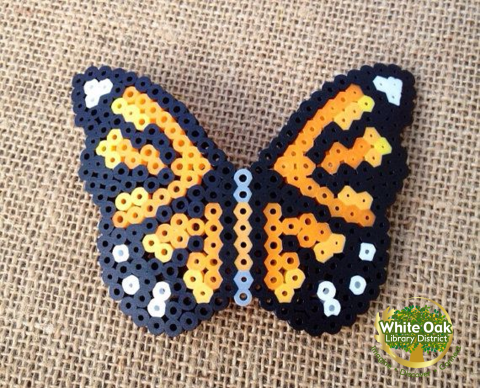 Adult & Teen Craft: Perler Bead Monarch Earrings