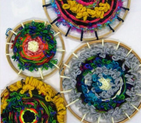 round woven decorations