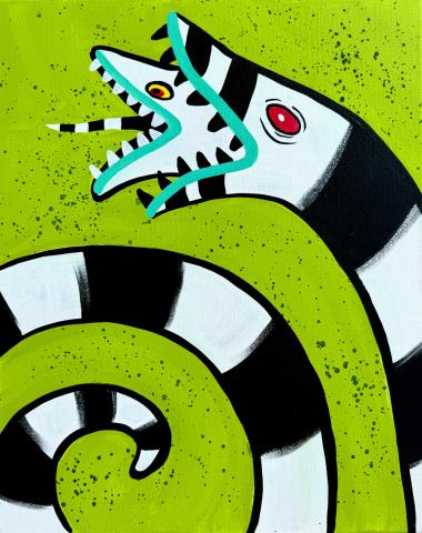 Beetlejuice Sandworm from film