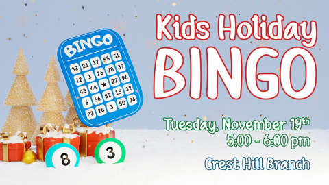 kids holiday bingo