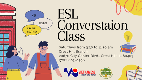 ESL Conversation Class Flyer