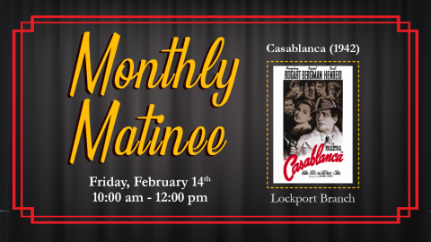 Monthly Matinee Casablanca