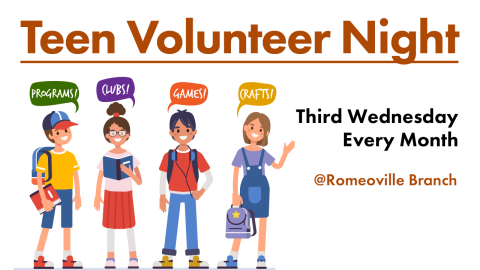 a few illustrated kids in a row who look like teens with the program name above them