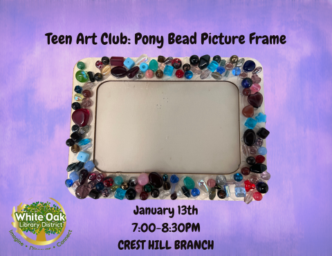 Teen Art Club Pony Bead Picture Frames 