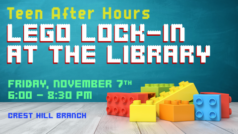 Lego Lock-In at the Library