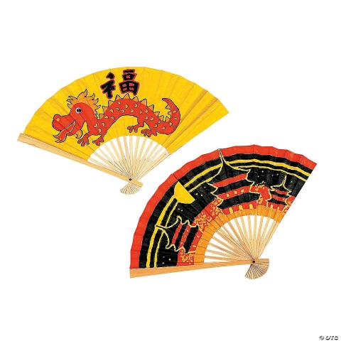 Hand-painted fans