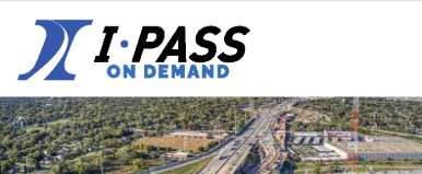 I-PASS logo with scenery underneath