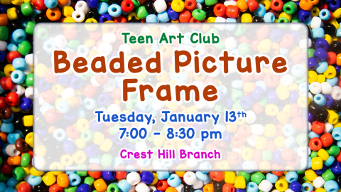 Beaded Picture Frame 