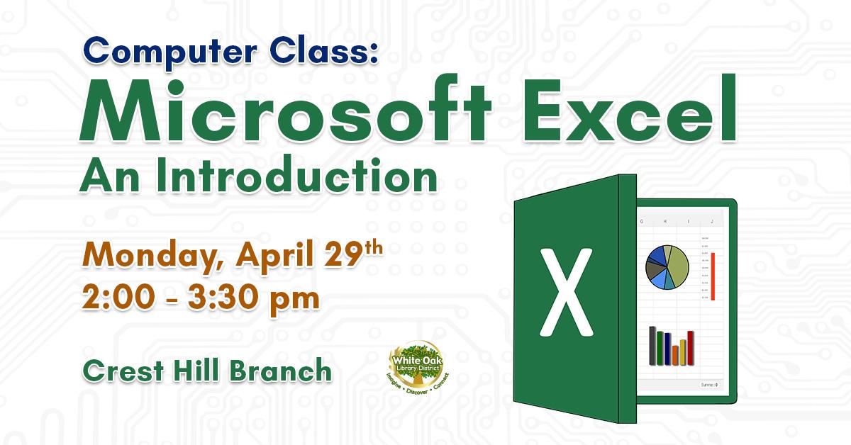 Microsoft Excel: An Introduction 