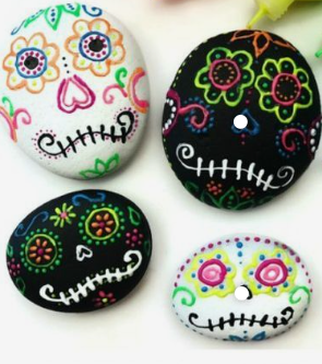 Dia de los Muertos Rocks