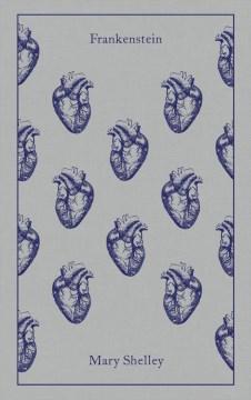 gray book cover with navy blue anatomical hearts