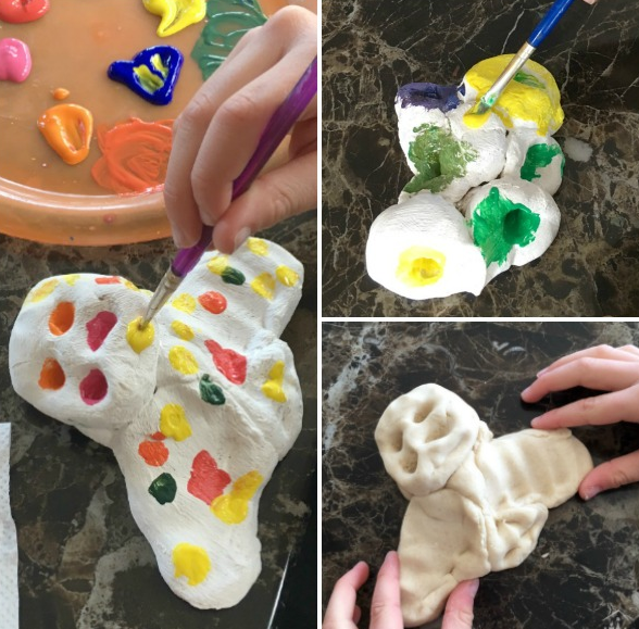 Salt dough with painting