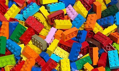 Bright colored LEGO bricks