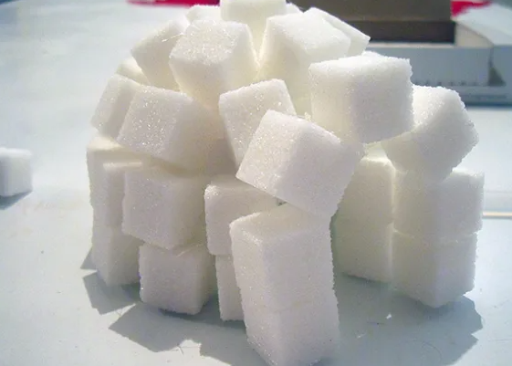 Igloo made of sugar cubes